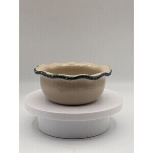 Vintage Home & Garden Party Dip Bowl Stonewear Oven Safe 2002